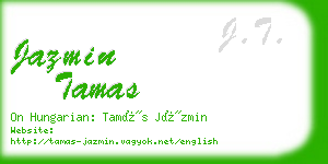 jazmin tamas business card